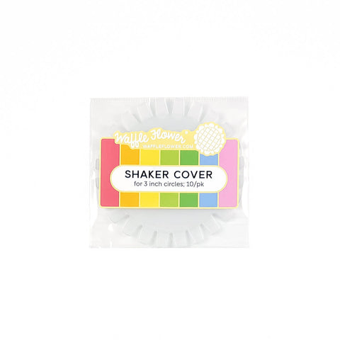 WAFFLE FLOWER: Shaker Cover | 3" Circle | 10PK