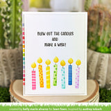 LAWN FAWN: Birthday Candles | Layering Stencils