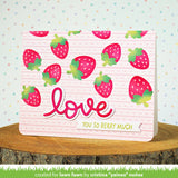 LAWN FAWN: Strawberry Fields Background | Layering Stencils