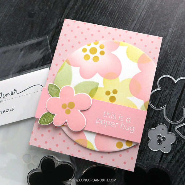 Kristina Werner | C9 : Simple Flowers | Stencil Pack – Doodlebugs