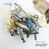 HONEY BEE STAMPS: Fishing Legend | Stamp