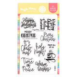 WAFFLE FLOWER: Open Book | Holiday Sayings | Stamp