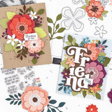 CONCORD & 9 th :  Paper Posy | Embossing Folder & Die Bundle