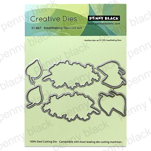 Penny Black Cling Rubber Stamps - Lilacs 40-592 | Buddly Crafts Penny Black Cling Rubber Stamps - Lilacs 40-592 | Buddly Crafts