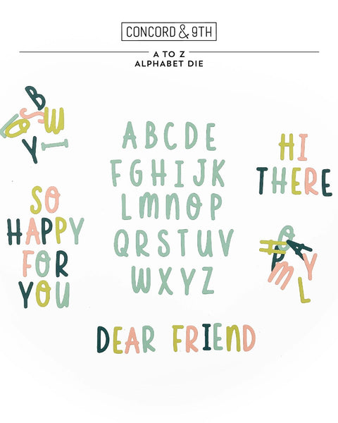 CONCORD & 9 th : A to Z Alphabet | Die – Doodlebugs