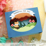 CONCORD & 9 th : Accordion Woodland | Stamp & Die Bundle