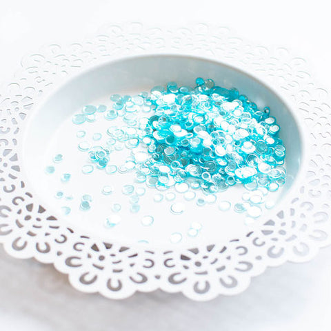 PRETTY PINK POSH:  Confetti | Aqua Shimmer