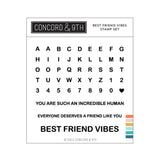 CONCORD & 9 th : Best Friend Vibes | Stamp and Die Bundle