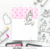 PRETTY PINK POSH: Paw Prints | Stencil