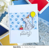 PRETTY PINK POSH: Paw Prints | Stencil