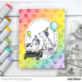 PRETTY PINK POSH: Paw Prints | Stencil