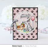 PRETTY PINK POSH: Paw Prints | Stencil