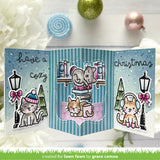 LAWN FAWN: Cozy Cats | Stamp, Dies & Stencil Bundle