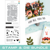 CONCORD & 9 th :  Burst of Blooms | Stamp & Die Bundle