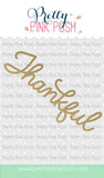 PRETTY PINK POSH: Thankful Script | Hot Foil Plate