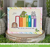 LAWN FAWN: Little Woodland Library Friends | Coloring Stencil
