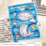 MAMA ELEPHANT: Me and My Whale | Stamp