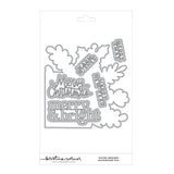 Kristina Werner | C9 : Winter Greenery Background | Stamp, Stencil & Die Bundle