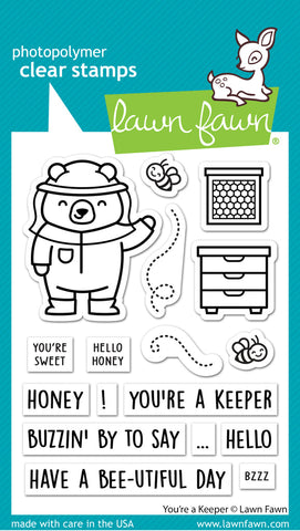 LAWN FAWN: You're A Keeper | Stamp