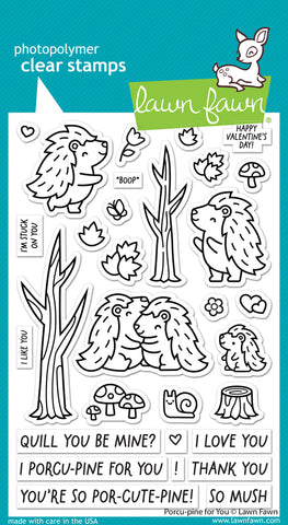 LAWN FAWN: Porcu-pine For You | Stamp