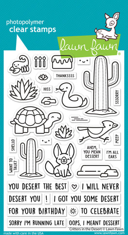 LAWN FAWN: Critters In The Desert | Stamp
