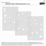 LAWN FAWN: Whoosh, Kites! | Coloring Stencil