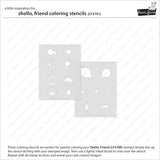 LAWN FAWN: Shello, Friend | Coloring Stencil