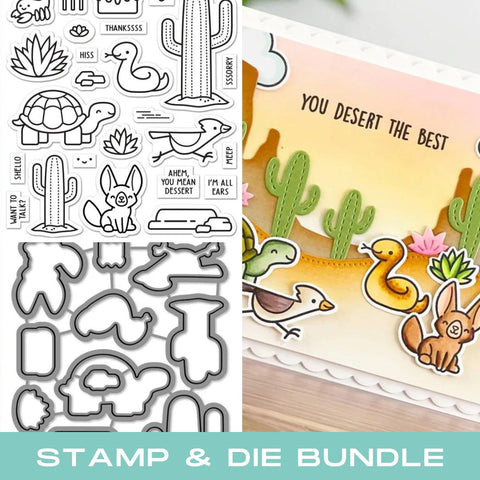 LAWN FAWN: Critters In The Desert | Stamp & Lawn Cuts Die Bundle