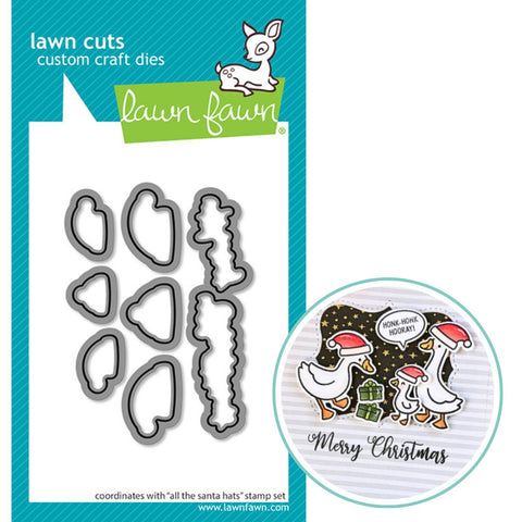 LAWN FAWN: All The Santa Hats | Lawn Cuts Die