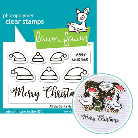 LAWN FAWN: All The Santa Hats | Stamp