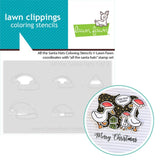 LAWN FAWN: All The Santa Hats | Coloring Stencils