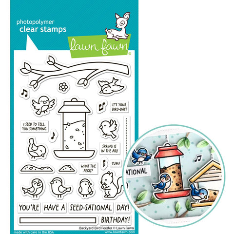 LAWN FAWN: Backyard Bird Feeder | Stamp