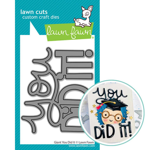LAWN FAWN: Giant You Did It | Lawn Cuts Die
