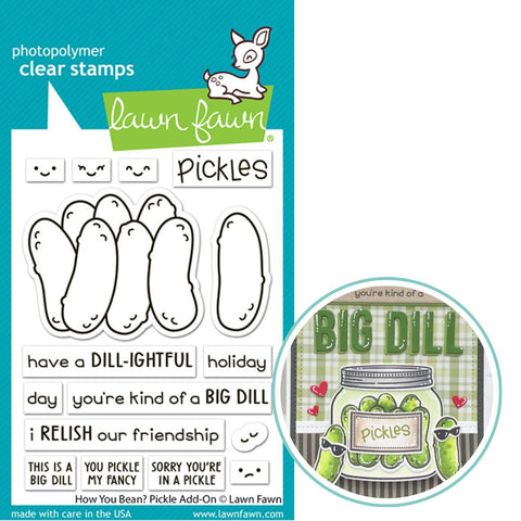 LAWN FAWN: How You Bean? | Pickle Add-on | Stamp