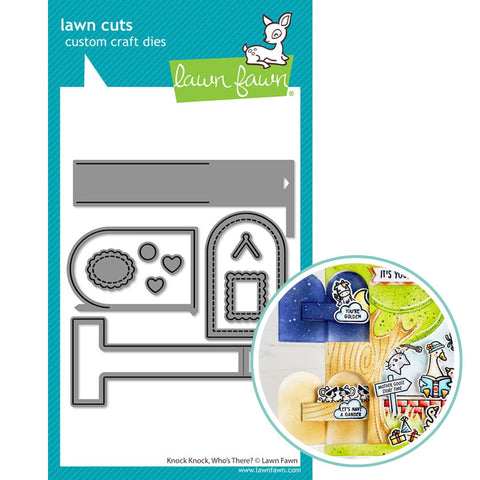 LAWN FAWN: Knock Knock Who's There? | Lawn Cuts Die