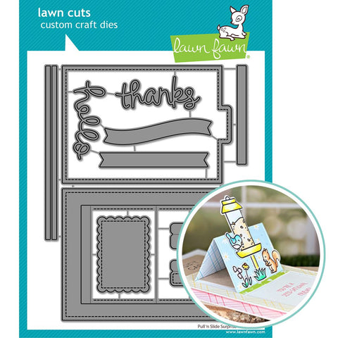 LAWN FAWN: Pull 'n Slide Surprise  | Lawn Cuts Die