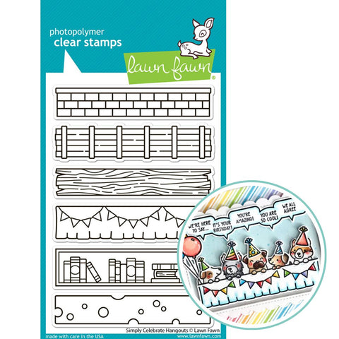 LAWN FAWN: Simply Celebrate Hangouts | Stamp