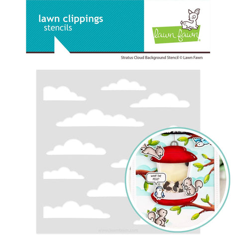 LAWN FAWN: Stratus Cloud | Stencil