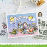 LAWN FAWN: Little Woodland Library Friends | Coloring Stencil