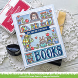 LAWN FAWN: Little Woodland Library Friends | Coloring Stencil
