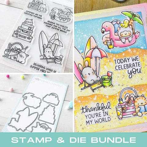 MAMA ELEPHANT: Deliver Summer Vibes | Stamp and Creative Cuts Bundle