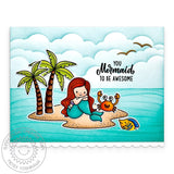 SUNNY STUDIO: Mermaid Kisses | Stamp