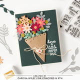 CONCORD & 9 th : Paper Bouquet | Stamp & Die Bundle