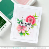 WAFFLE FLOWER: Sweet Lattice Sentiments | Combo Stamp & Die