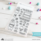 MAMA ELEPHANT: Bakery Bears | Stamp and Creative Cuts Bundle