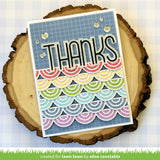 LAWN FAWN: Giant Outlined Thanks | Lawn Cuts Die