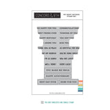 CONCORD & 9 th :  So Many Sayings | Stamp & Die Bundle