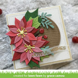LAWN FAWN: Stitched Poinsettia | Lawn Cuts Die