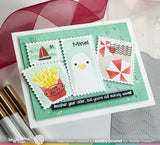 WAFFLE FLOWER: Postage Collage Beach Days | Stamp