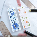 WAFFLE FLOWER: Round Floral Bookmark | Stencil